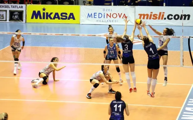 Sultanlar Ligi: Aydın Büyükşehir Belediyespor: 1 Nilüfer Belediyespor: 3 Sultanlar Ligi: Aydın Büyükşehir Belediyespor: 1 Nilüfer Belediyespor: 3
