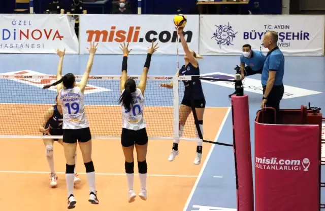 Sultanlar Ligi: Aydın Büyükşehir Belediyespor: 1 Nilüfer Belediyespor: 3 Sultanlar Ligi: Aydın Büyükşehir Belediyespor: 1 Nilüfer Belediyespor: 3