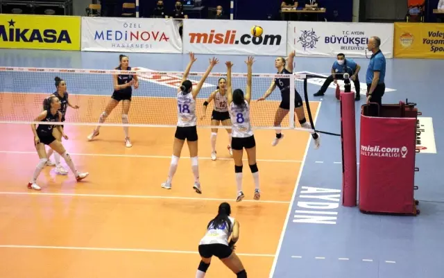 Sultanlar Ligi: Aydın Büyükşehir Belediyespor: 1 Nilüfer Belediyespor: 3 Sultanlar Ligi: Aydın Büyükşehir Belediyespor: 1 Nilüfer Belediyespor: 3