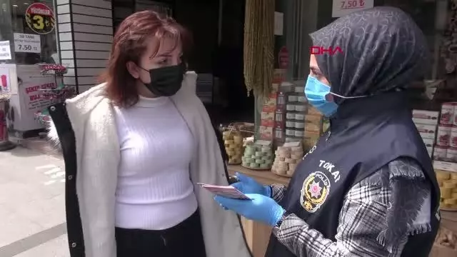 TOKAT'TA POLİS EKİPLERİ, KADES UYGULAMASINI TANITTI TOKAT'TA POLİS EKİPLERİ, KADES UYGULAMASINI TANITTI