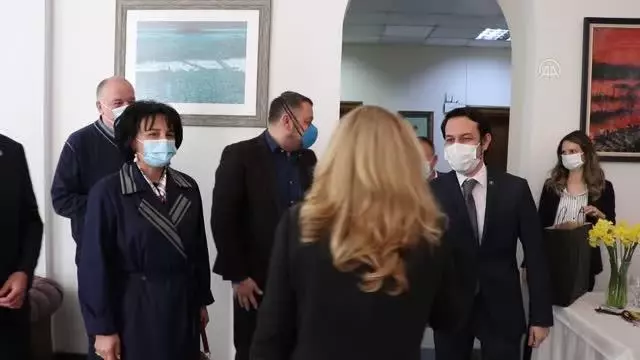 Türk iş insanları, Gürcistan'da milletvekilleriyle bir araya geldi Türk iş insanları, Gürcistan'da milletvekilleriyle bir araya geldi