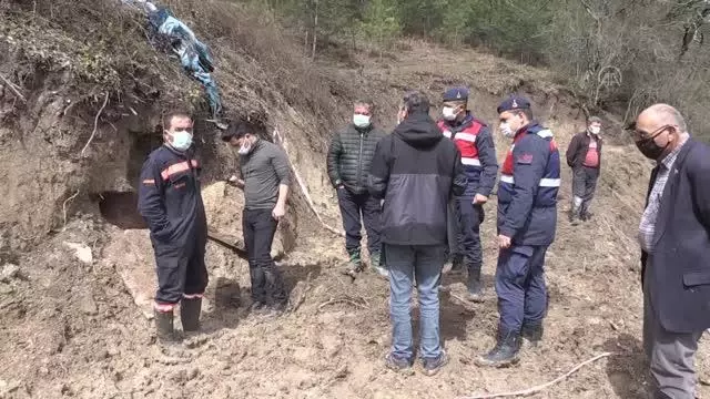 ZONGULDAK - Roma dönemine ait olduğu sanılan mezarlık bulundu ZONGULDAK - Roma dönemine ait olduğu sanılan mezarlık bulundu