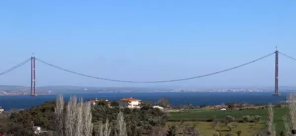 1915 ÇANAKKALE KÖPRÜSÜ ANA KABLOLARININ 92'NCİSİ ÇEKİLDİ 1915 ÇANAKKALE KÖPRÜSÜ ANA KABLOLARININ 92'NCİSİ ÇEKİLDİ