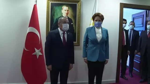 Akşener, Antalya Büyükşehir Belediye Başkanı Muhittin Böcek ile görüştü Akşener, Antalya Büyükşehir Belediye Başkanı Muhittin Böcek ile görüştü