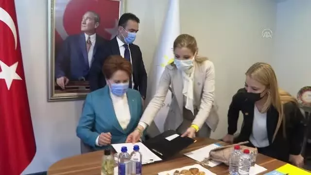 Akşener, TÜGİAD Yönetim Kurulu Başkanı Çevikel ile görüştü Akşener, TÜGİAD Yönetim Kurulu Başkanı Çevikel ile görüştü