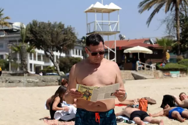 Alanya'ya yaz erken geldi Alanya'ya yaz erken geldi