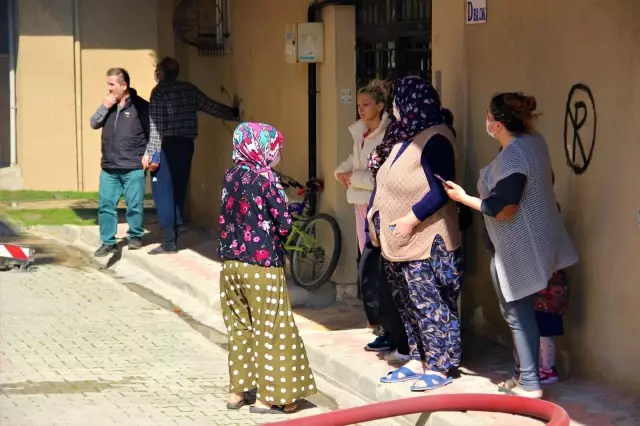 Apartmandaki mangal keyfi kötü bitti Apartmandaki mangal keyfi kötü bitti