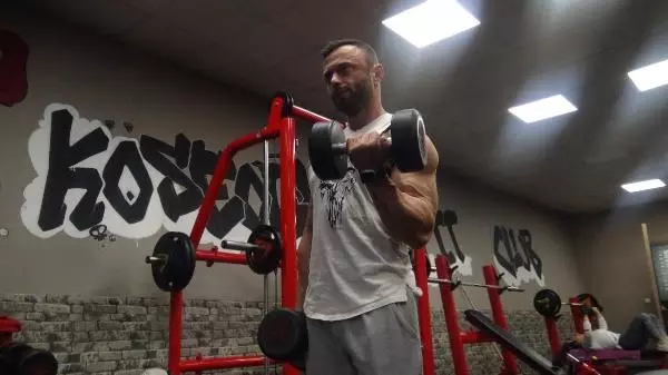 SPOR Aydınlı vücut geliştirmecinin hedefi Avrupa SPOR Aydınlı vücut geliştirmecinin hedefi Avrupa