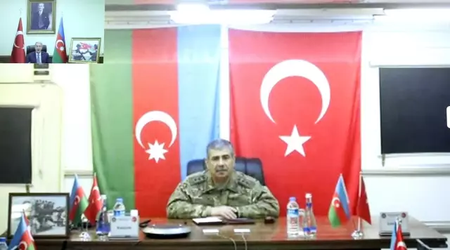 Bakan Akar, Azerbaycan Savunma Bakanı Hasanov ile görüştü Bakan Akar, Azerbaycan Savunma Bakanı Hasanov ile görüştü