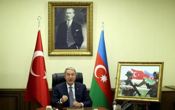 ANKARA BAKAN AKAR, AZERBAYCAN SAVUNMA BAKANI İLE GÖRÜŞTÜ ANKARA BAKAN AKAR, AZERBAYCAN SAVUNMA BAKANI İLE GÖRÜŞTÜ