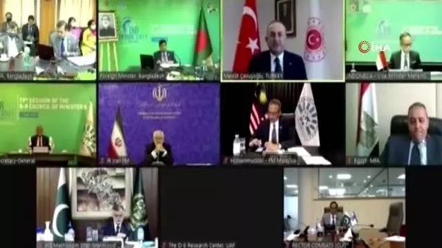 Bakan Çavuşoğlu, D-8 Dışişleri Bakanları Toplantısı'na katıldı Bakan Çavuşoğlu, D-8 Dışişleri Bakanları Toplantısı'na katıldı