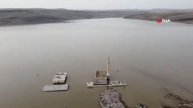 Son dakika... Boğazköy Camii sular altında kaldı Son dakika... Boğazköy Camii sular altında kaldı