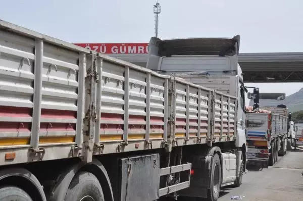 CİLVEGÖZÜ'NDE İHRACAT YOĞUNLUĞU CİLVEGÖZÜ'NDE İHRACAT YOĞUNLUĞU