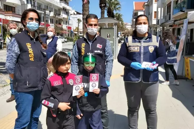 Datça Emniyeti KADES tanıtımlarını sürdürüyor Datça Emniyeti KADES tanıtımlarını sürdürüyor