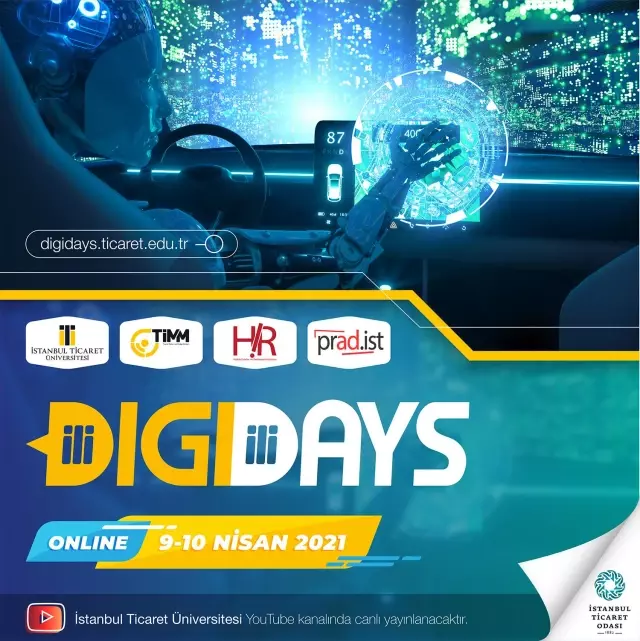 Digidays '21, 9-10 Nisan'da İstanbul Ticaret Üniversitesi'nde Digidays '21, 9-10 Nisan'da İstanbul Ticaret Üniversitesi'nde