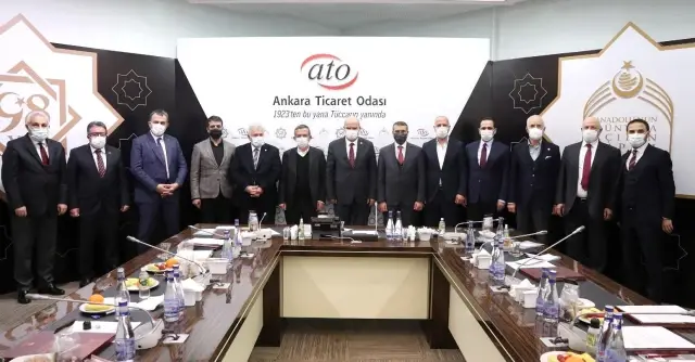 Erzincan TSO heyetinden Ankara çıkarması Erzincan TSO heyetinden Ankara çıkarması