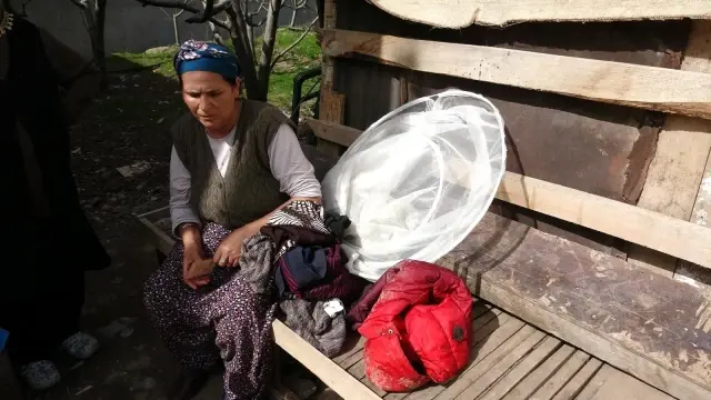 Evi yandı, gelinliğini giyemedi Evi yandı, gelinliğini giyemedi