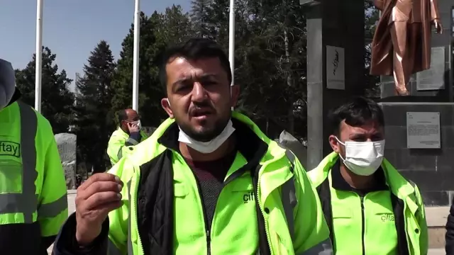 Eylemlerinde ikinci güne giren işçiler, 'Kendilerine köle gibi çalışacak başka işçiler bulsunlar' Eylemlerinde ikinci güne giren işçiler, 'Kendilerine köle gibi çalışacak başka işçiler bulsunlar'
