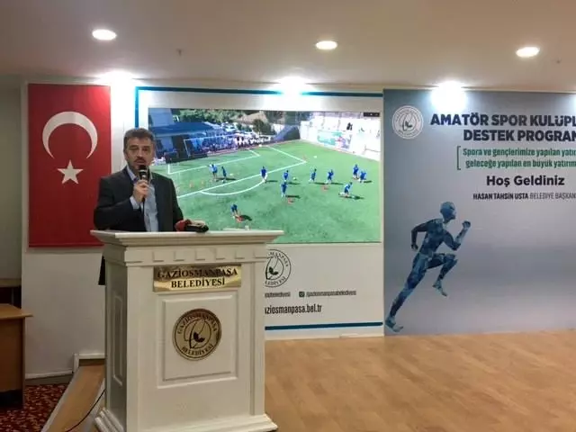 Gaziosmanpaşa'da 42 amatör spor kulübüne nakdi yardım yapıldı Gaziosmanpaşa'da 42 amatör spor kulübüne nakdi yardım yapıldı