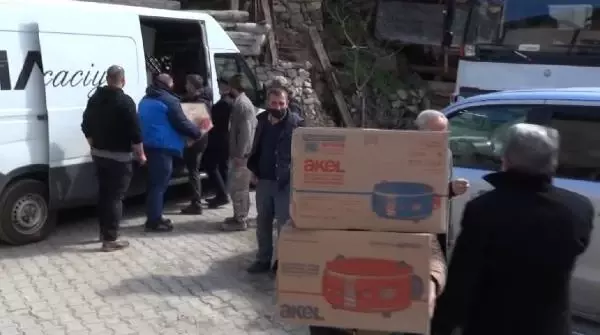 'GÜZEL İNSANLAR'DAN YANGIN YARDIMI 'GÜZEL İNSANLAR'DAN YANGIN YARDIMI