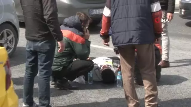 İstanbul'da feci kaza: Motosikletli kadın kurye takla attığı anlar kamerada İstanbul'da feci kaza: Motosikletli kadın kurye takla attığı anlar kamerada