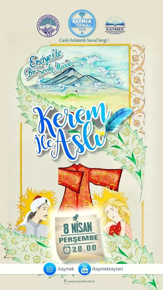 Kerem ile Aslı'nın sevda hikayesi KAYMEK sergisinde canlanıyor Kerem ile Aslı'nın sevda hikayesi KAYMEK sergisinde canlanıyor