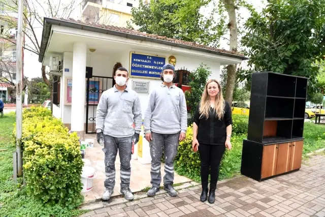 Konyaaltı'nda, muhtarlıklar elden geçiriliyor Konyaaltı'nda, muhtarlıklar elden geçiriliyor