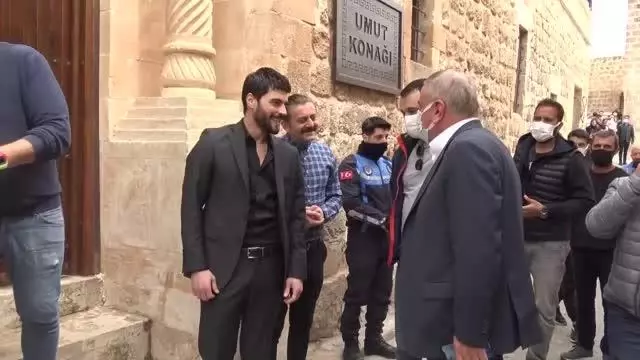 Kültür ve Turizm Bakanı Nuri Ersoy'un eşi Pervin Ersoy Midyat'ı ziyaret etti Kültür ve Turizm Bakanı Nuri Ersoy'un eşi Pervin Ersoy Midyat'ı ziyaret etti