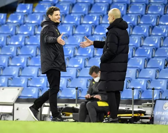 Manchester City galibiyeti 90'da aldı Manchester City galibiyeti 90'da aldı