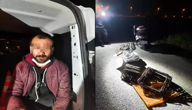 Motosikletli hırsız zanlısı kovalamacayla yakalandı Motosikletli hırsız zanlısı kovalamacayla yakalandı