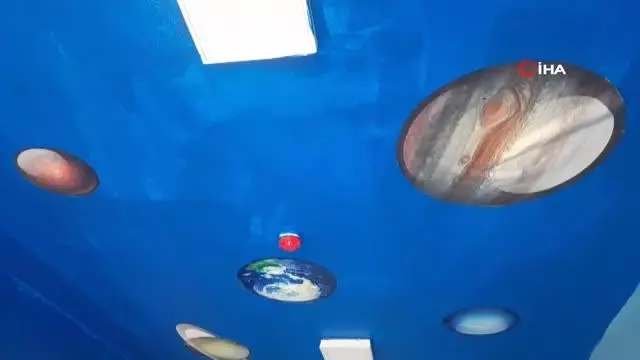 Öğrencileri için hobi bahçesi yaptı Öğrencileri için hobi bahçesi yaptı