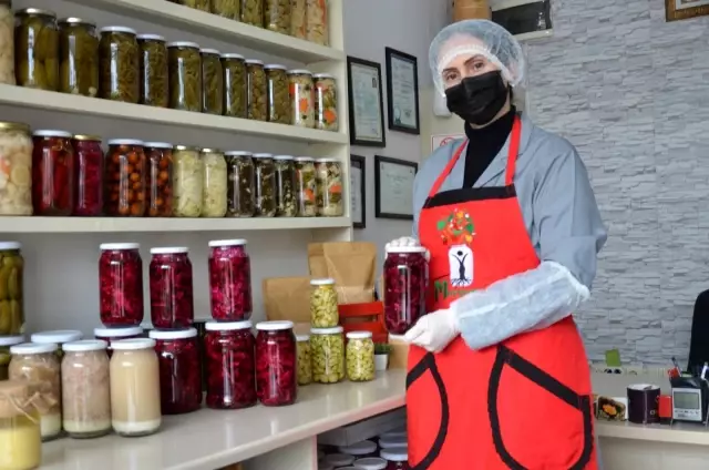 Ordulu kadın girişimci Karadeniz turşularını Türkiye'ye satıyor Ordulu kadın girişimci Karadeniz turşularını Türkiye'ye satıyor