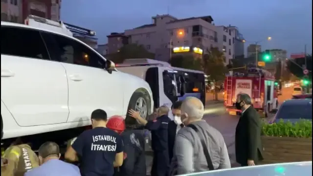 Pendik'te araç motoruna sıkışan kedi, belediye başkanının ihbarıyla kurtarıldı Pendik'te araç motoruna sıkışan kedi, belediye başkanının ihbarıyla kurtarıldı