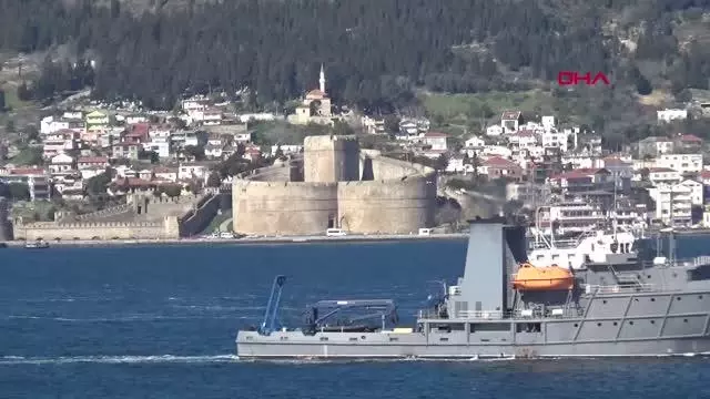 ÇANAKKALE BOĞAZI'NDAN BULGAR MAYIN AVCI GEMİSİ GEÇTİ ÇANAKKALE BOĞAZI'NDAN BULGAR MAYIN AVCI GEMİSİ GEÇTİ