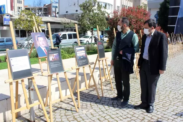 Salihli AK Parti'den açık hava sergisi Salihli AK Parti'den açık hava sergisi