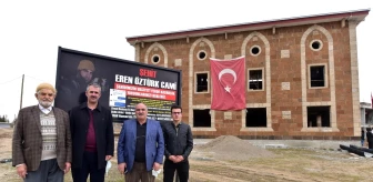 Son dakika haberi | Şehit Eren Öztürk'ün vasiyet ettiği cami inşaatı hayırseverlerin yardımını bekliyor