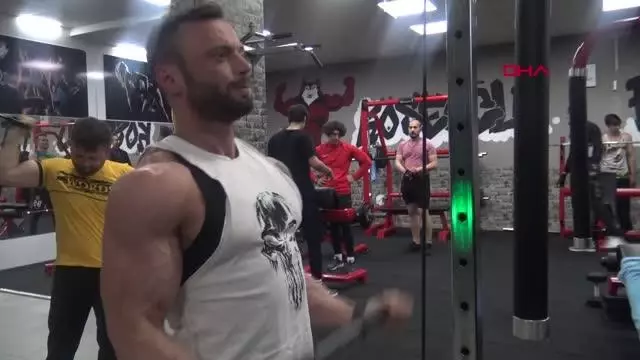 SPOR Aydınlı vücut geliştirmecinin hedefi Avrupa SPOR Aydınlı vücut geliştirmecinin hedefi Avrupa