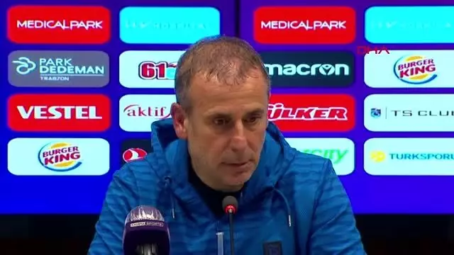 SPOR Trabzonspor-Hes Kablo Kayserispor maçının ardından SPOR Trabzonspor-Hes Kablo Kayserispor maçının ardından