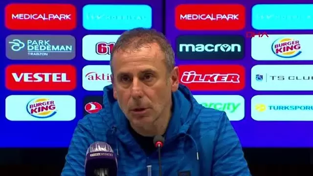 SPOR Trabzonspor-Hes Kablo Kayserispor maçının ardından SPOR Trabzonspor-Hes Kablo Kayserispor maçının ardından