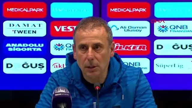 SPOR Trabzonspor-Hes Kablo Kayserispor maçının ardından SPOR Trabzonspor-Hes Kablo Kayserispor maçının ardından