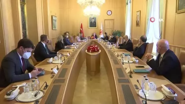 Son dakika! TBMM Başkanı Mustafa Şentop, Kuzey Makedonya Adalet Bakanı Marichijk'i kabul etti Son dakika! TBMM Başkanı Mustafa Şentop, Kuzey Makedonya Adalet Bakanı Marichijk'i kabul etti