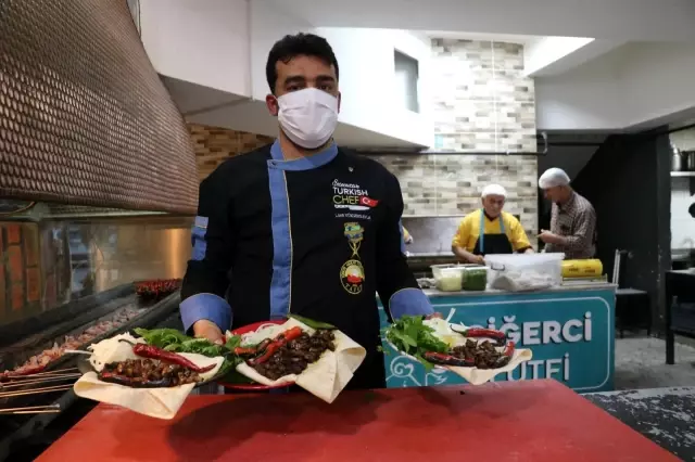 Urfalı ustalar, Edirneli ustaları ciğer kebabı yemeye davet etti Urfalı ustalar, Edirneli ustaları ciğer kebabı yemeye davet etti