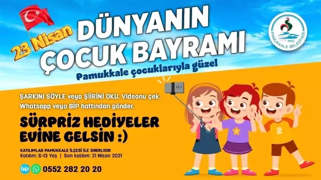23 Nisan'da çocuklara sürpriz hediyeler 23 Nisan'da çocuklara sürpriz hediyeler