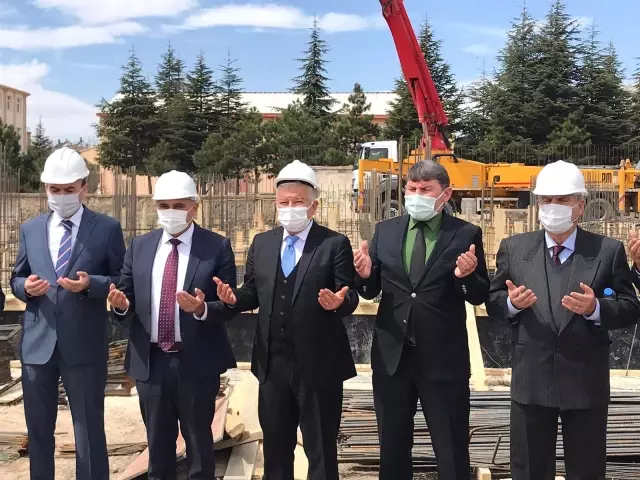 70 Kişilik erkek öğrenci yurdunun temeli atıldı 70 Kişilik erkek öğrenci yurdunun temeli atıldı