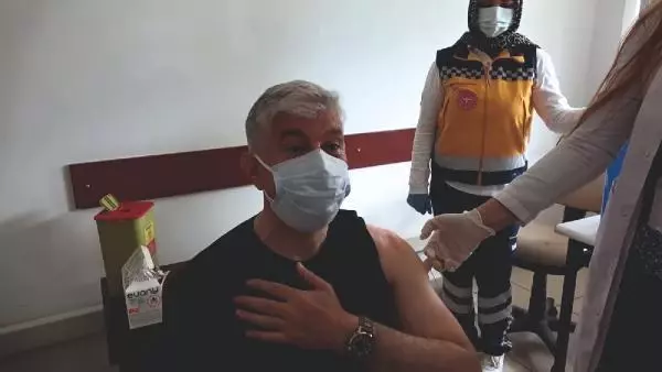 Son dakika haberleri! Amasya'da polisler aşılanıyor Son dakika haberleri! Amasya'da polisler aşılanıyor
