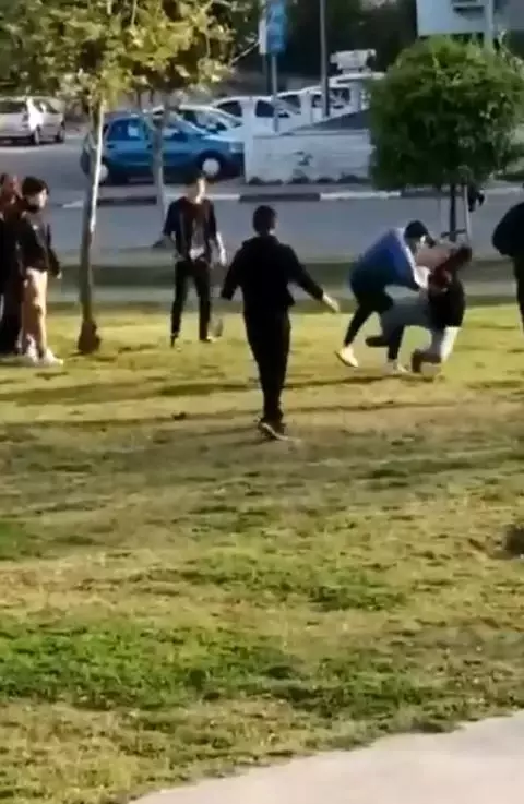 Antalya'da parkta tekmeli sopalı kavga Antalya'da parkta tekmeli sopalı kavga