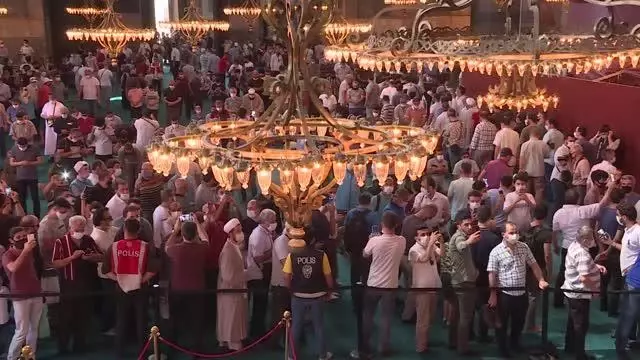 Ayasofya-i Kebir Cami-i Şerifi eski baş imamı Boynukalın'ın 'arşiv' görüntüsü Ayasofya-i Kebir Cami-i Şerifi eski baş imamı Boynukalın'ın 'arşiv' görüntüsü