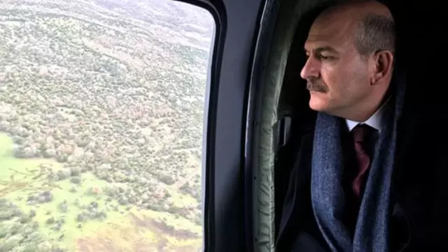 Bakan Soylu'yu taşıyan helikopter yoğun sis nedeniyle Bilecik'e iniş yaptı Bakan Soylu'yu taşıyan helikopter yoğun sis nedeniyle Bilecik'e iniş yaptı