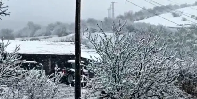 Meteorolojinin uyardığı Edirne'de kar etkisini artırıyor Meteorolojinin uyardığı Edirne'de kar etkisini artırıyor