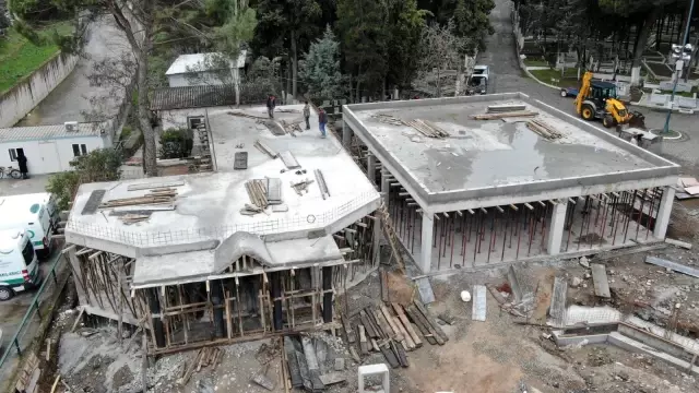 Başçeşme mezarlığında revizyon Başçeşme mezarlığında revizyon